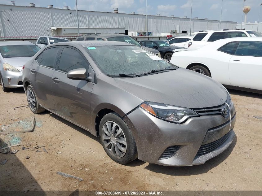 2015 TOYOTA COROLLA - 2T1BERHE4FC295748