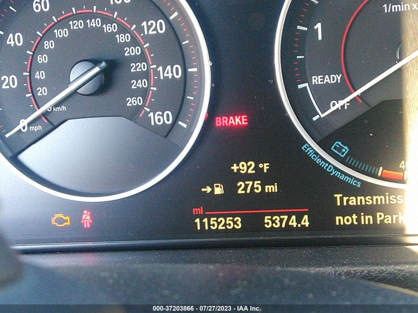 2015 BMW 3 SERIES 335I XDRIVE - WBA3B9C5XFF589208