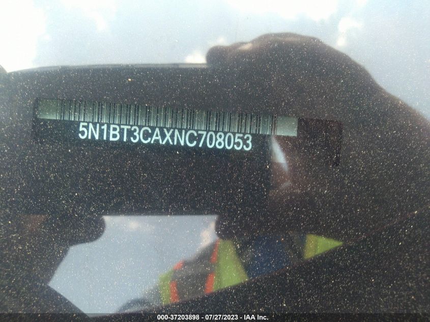 2022 NISSAN ROGUE SL - 5N1BT3CAXNC708053
