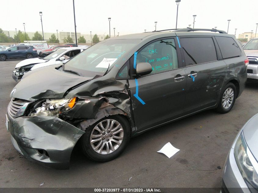 2014 TOYOTA SIENNA XLE/XLE AAS/LTD - 5TDYK3DC0ES434569