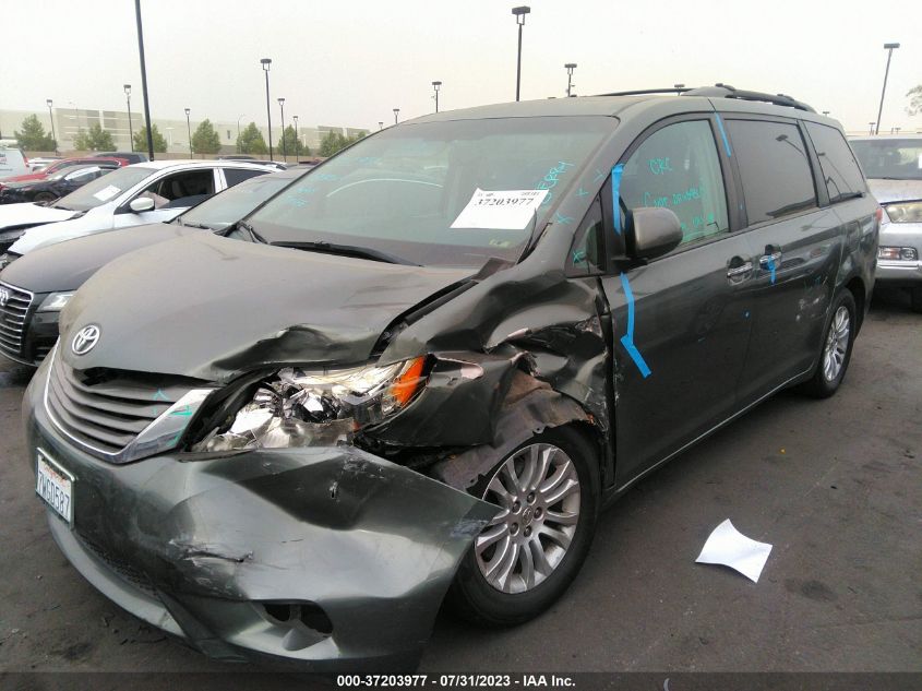 2014 TOYOTA SIENNA XLE/XLE AAS/LTD - 5TDYK3DC0ES434569