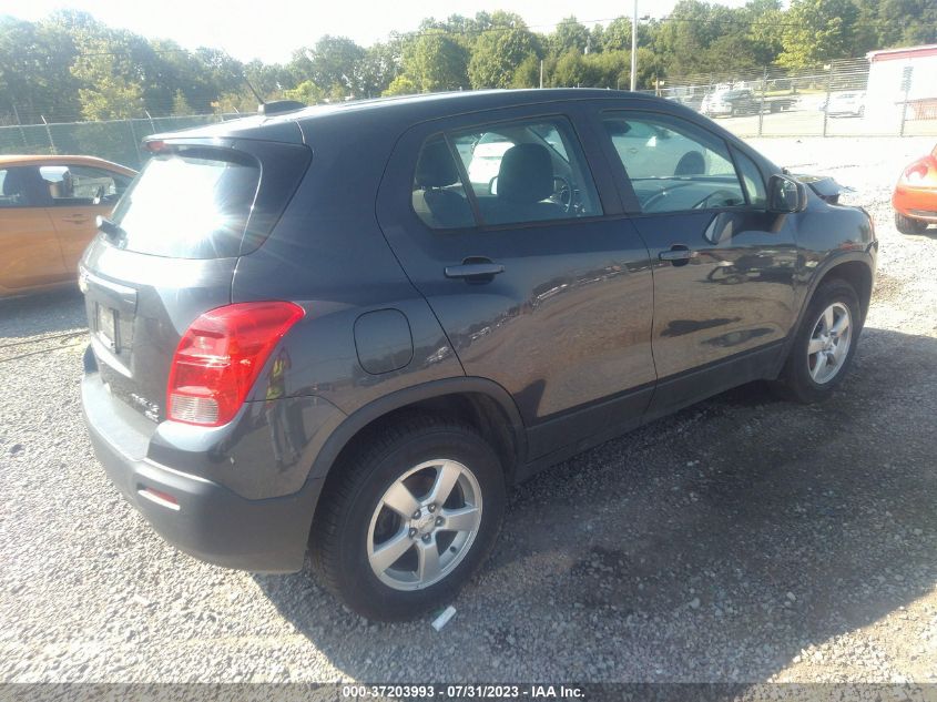 2016 CHEVROLET TRAX LS - 3GNCJNSB1GL151942