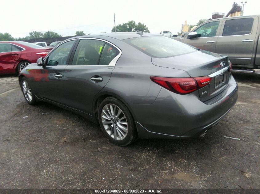 JN1EV7BR0MM751712 Infiniti Q50 3.0T LUXE 3