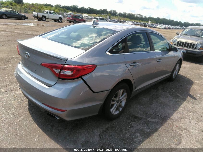 2015 HYUNDAI SONATA 2.4L SE - 5NPE24AF8FH156762