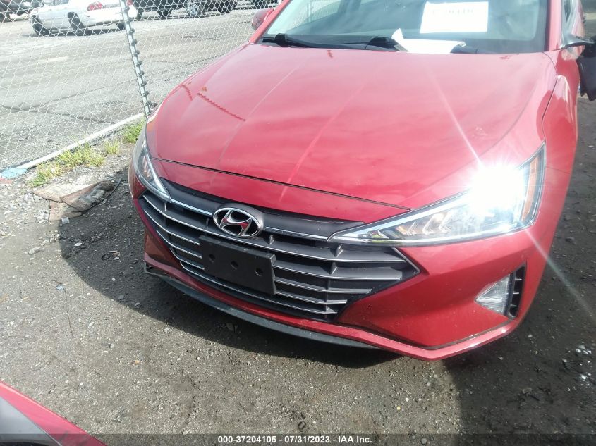 2019 HYUNDAI ELANTRA SEL - 5NPD84LF0KH436550