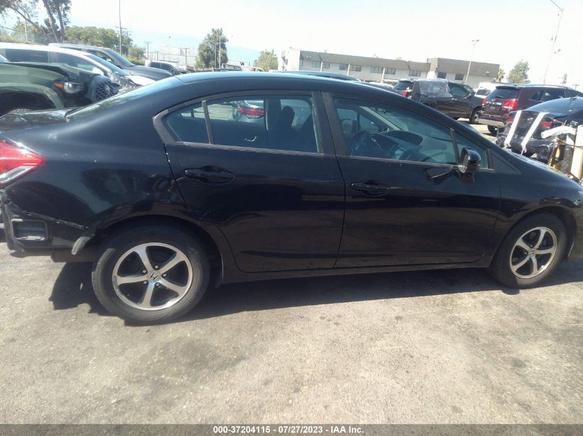 2015 HONDA CIVIC SEDAN SE - 19XFB2F70FE707569