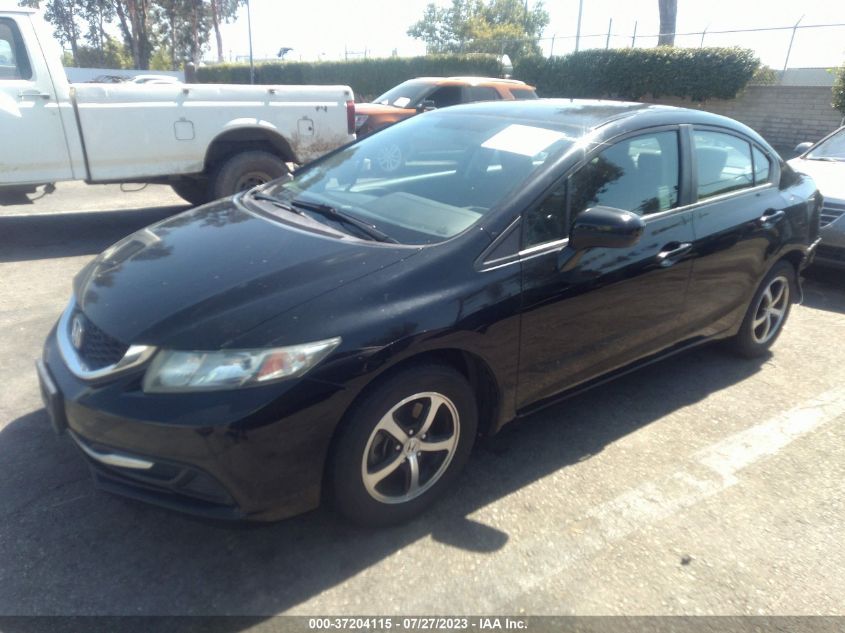 2015 HONDA CIVIC SEDAN SE - 19XFB2F70FE707569