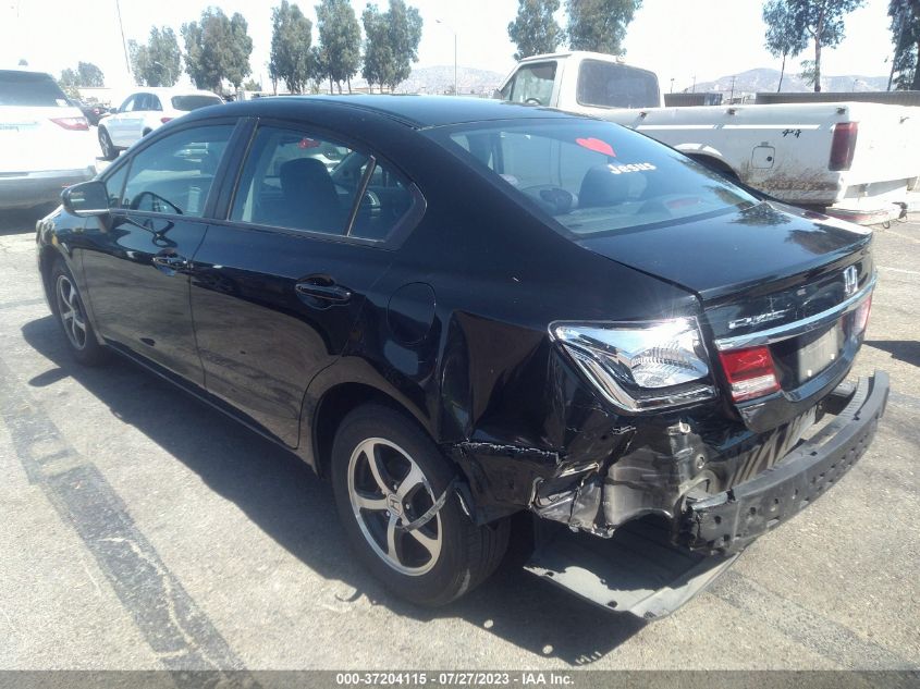 2015 HONDA CIVIC SEDAN SE - 19XFB2F70FE707569