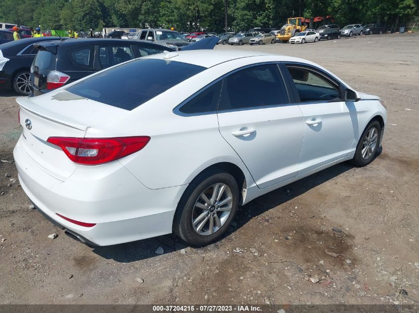 2015 HYUNDAI SONATA 2.4L SE - 5NPE24AF4FH146715