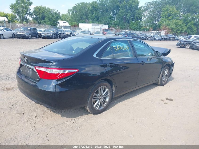 2016 TOYOTA CAMRY XLE/SE/LE/XSE - 4T1BF1FK5GU160573