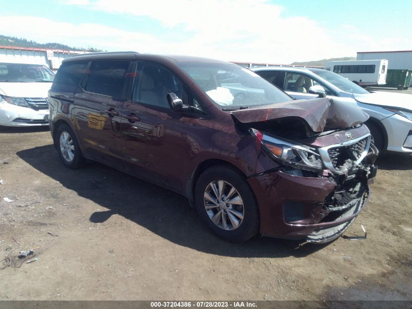 2015 KIA SEDONA LX - KNDMB5C13F6050393