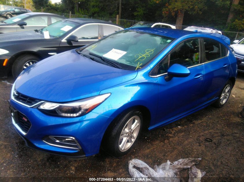 2018 CHEVROLET CRUZE LT - 3G1BE6SM4JS651163