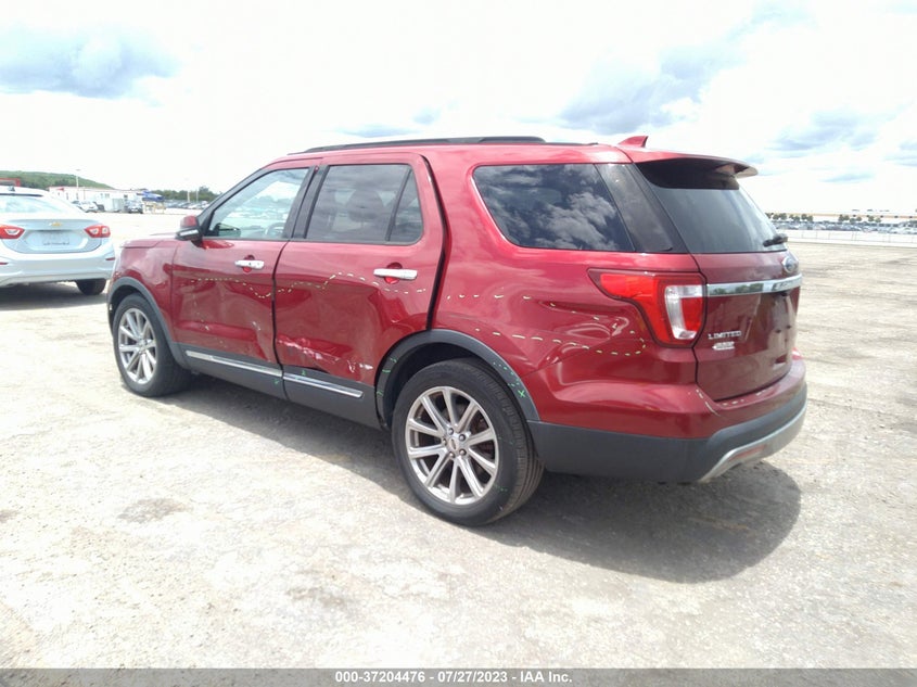 VIN 1FM5K7F83HGC06434 2017 FORD EXPLORER LIMITED