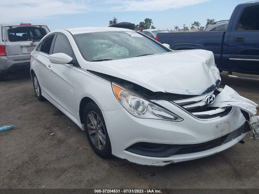 2014 HYUNDAI SONATA GLS - 5NPEB4ACXEH901340