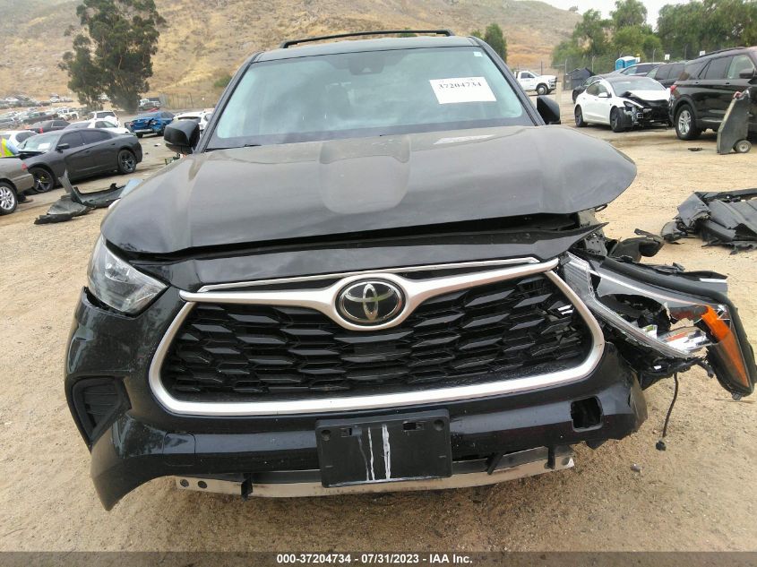 VIN 5TDCZRAH3LS510467 2020 TOYOTA HIGHLANDER L