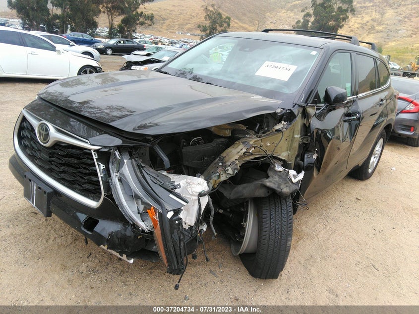 VIN 5TDCZRAH3LS510467 2020 TOYOTA HIGHLANDER L