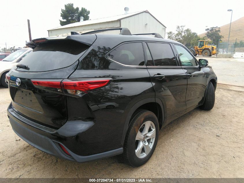 VIN 5TDCZRAH3LS510467 2020 TOYOTA HIGHLANDER L