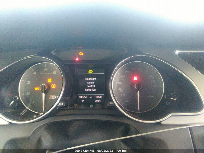 2013 AUDI S5 PREMIUM PLUS - WAUCGAFR2DA045278