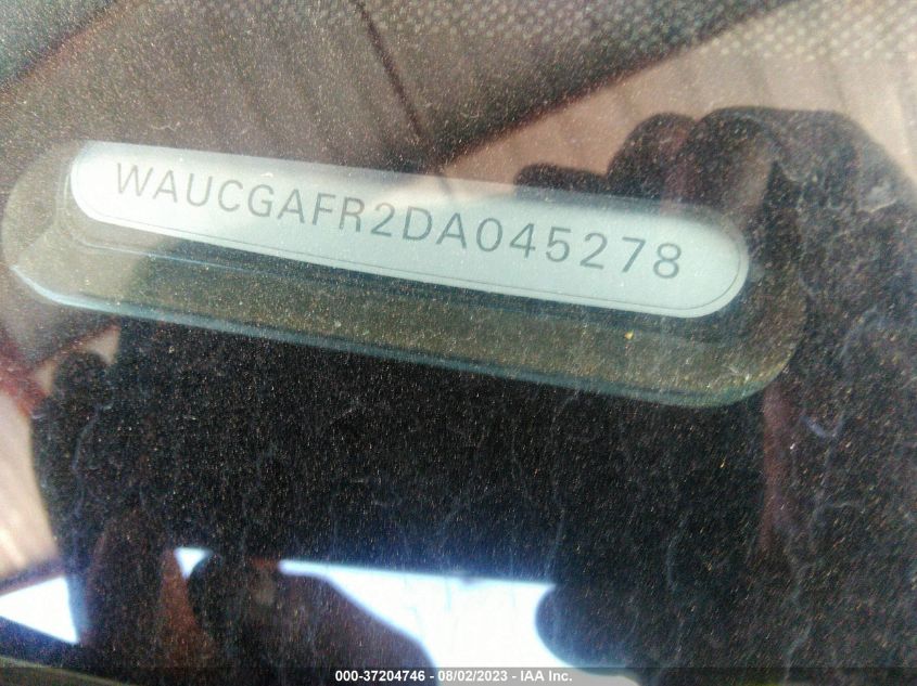 2013 AUDI S5 PREMIUM PLUS - WAUCGAFR2DA045278