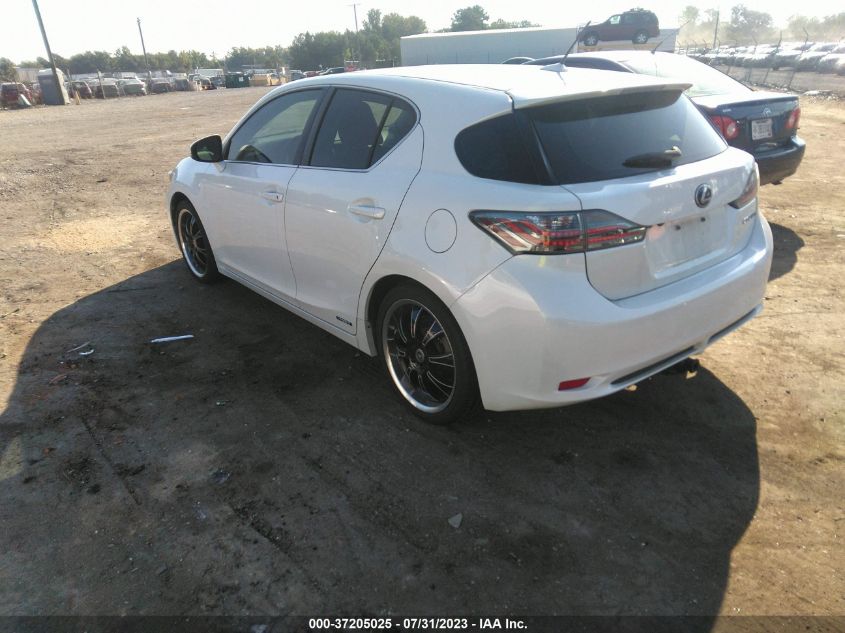 2013 LEXUS CT 200H HYBRID - JTHKD5BH5D2162499
