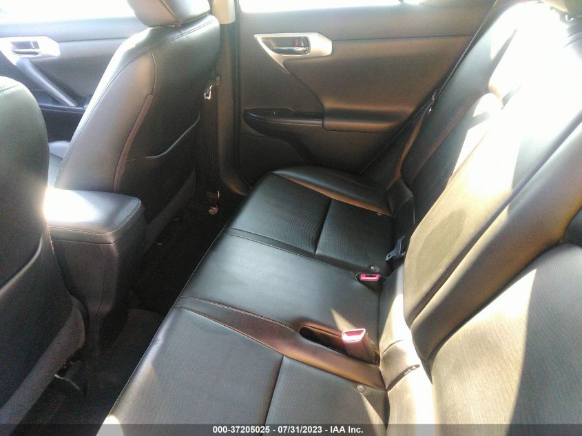 2013 LEXUS CT 200H HYBRID - JTHKD5BH5D2162499