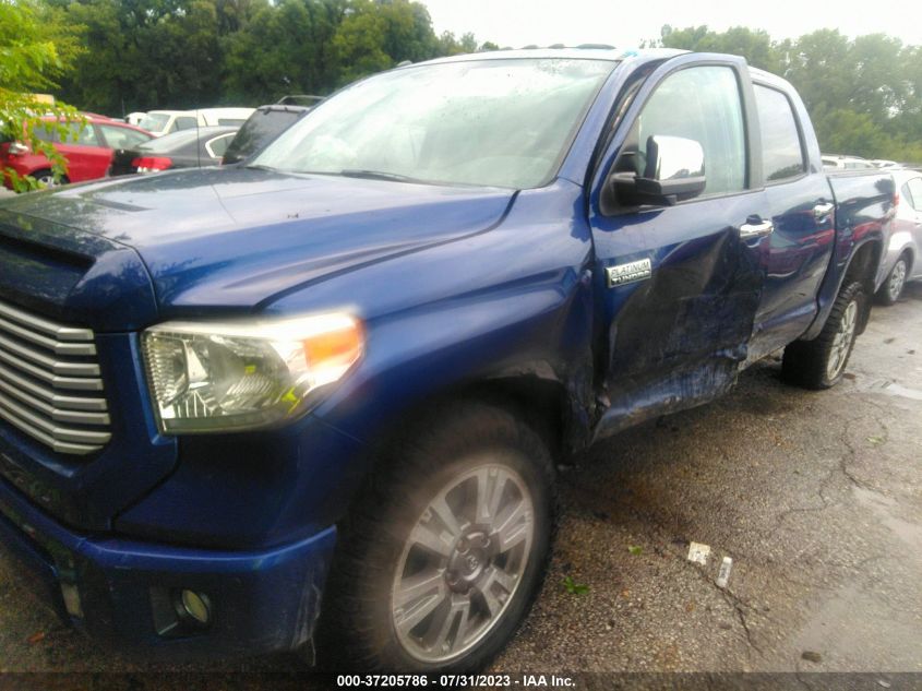 2014 TOYOTA TUNDRA 4WD TRUCK PLATINUM/1794 - 5TFAW5F19EX347485