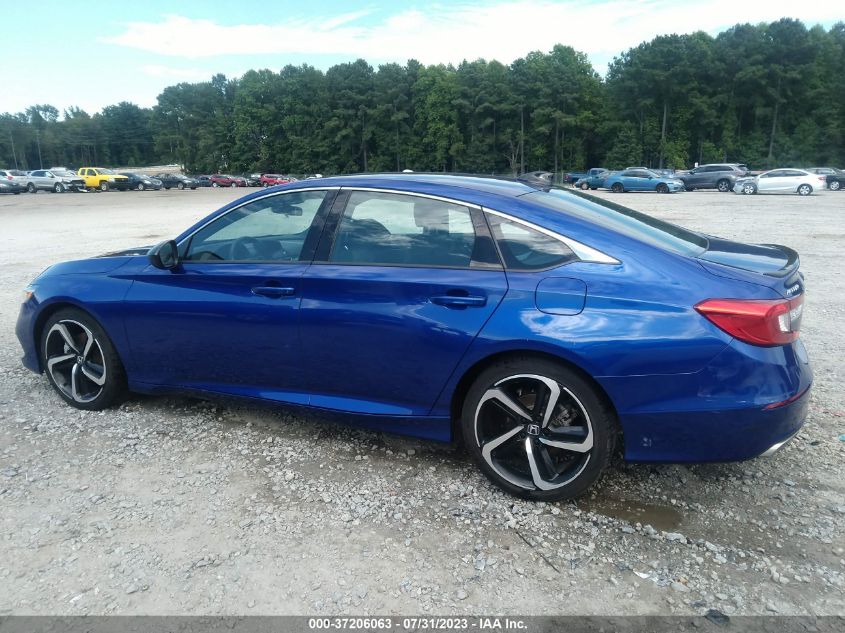 2021 HONDA ACCORD SEDAN SPORT - 1HGCV1F39MA066828