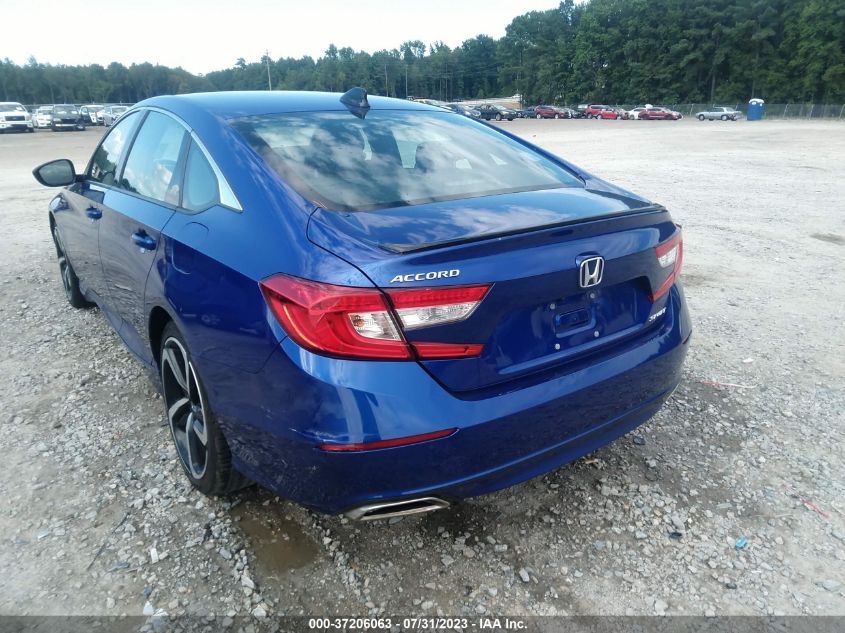 2021 HONDA ACCORD SEDAN SPORT - 1HGCV1F39MA066828