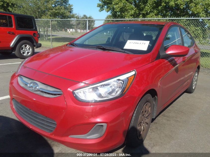 2017 HYUNDAI ACCENT SE - KMHCT4AEXHU298255