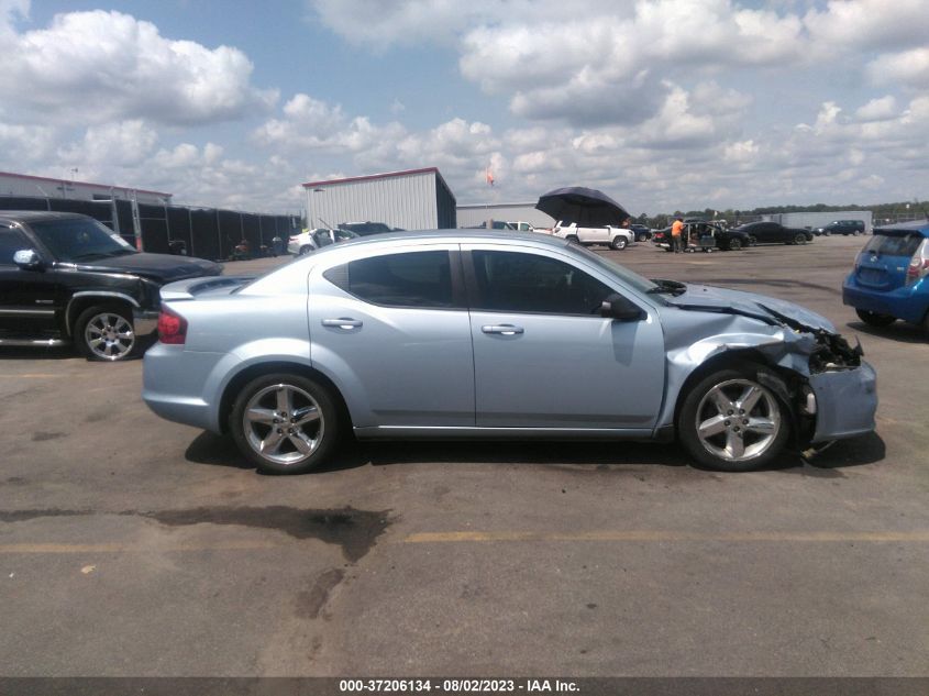2013 DODGE AVENGER SE V6 - 1C3CDZAG6DN769097