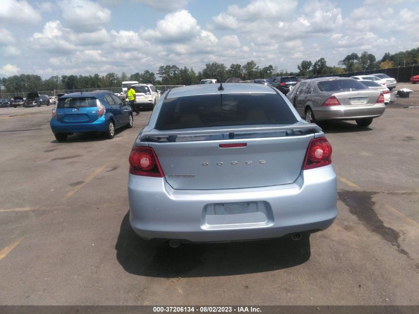 2013 DODGE AVENGER SE V6 - 1C3CDZAG6DN769097