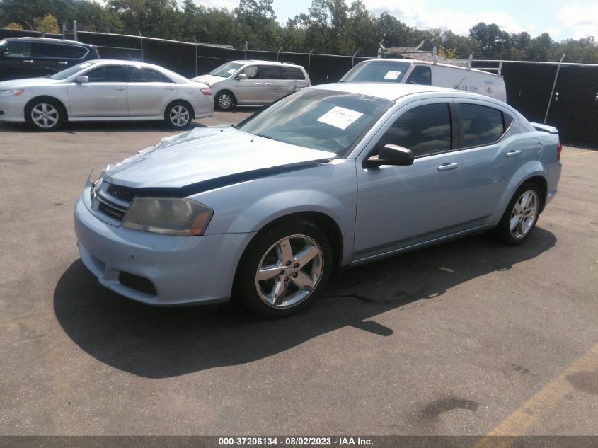 2013 DODGE AVENGER SE V6 - 1C3CDZAG6DN769097