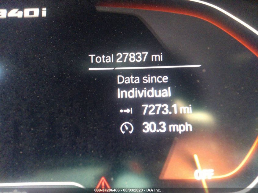 2021 BMW 3 SERIES M340I - 3MW5U7J02M8B51299
