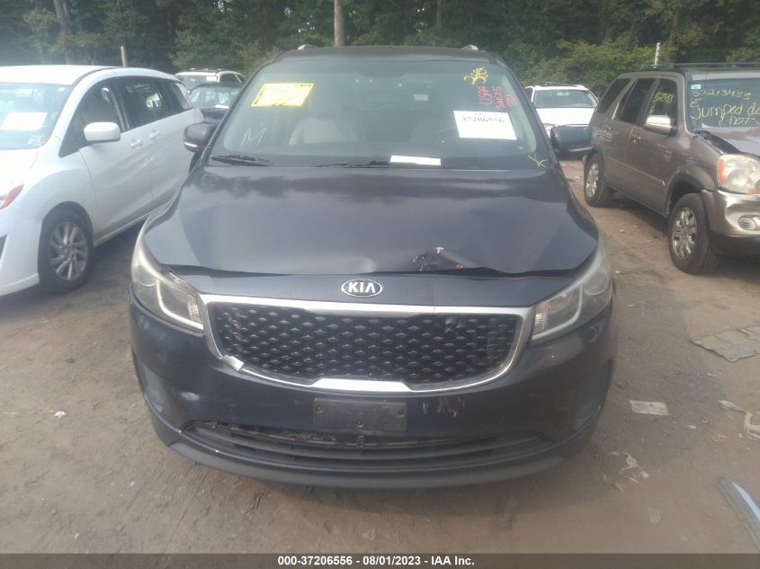 2016 KIA SEDONA LX - KNDMB5C10G6084700