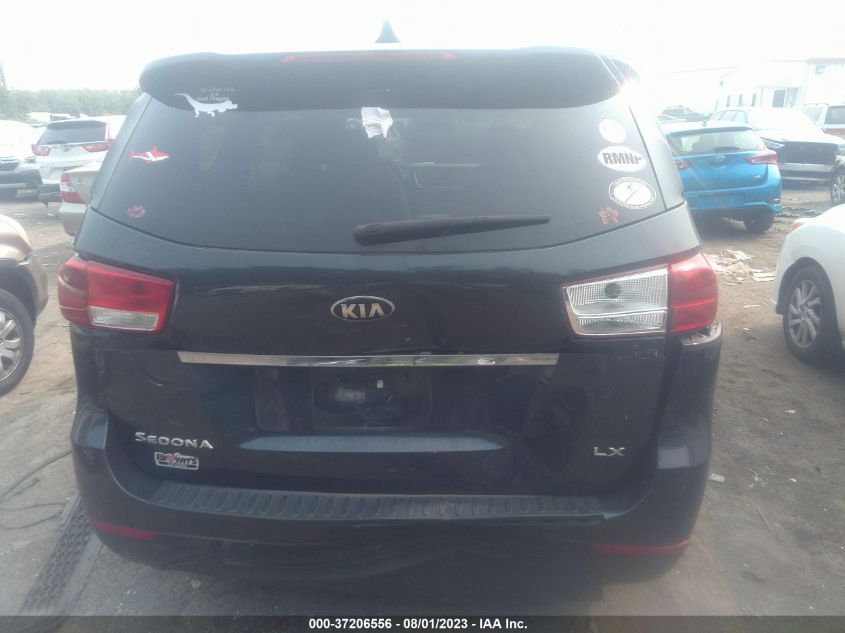 2016 KIA SEDONA LX - KNDMB5C10G6084700