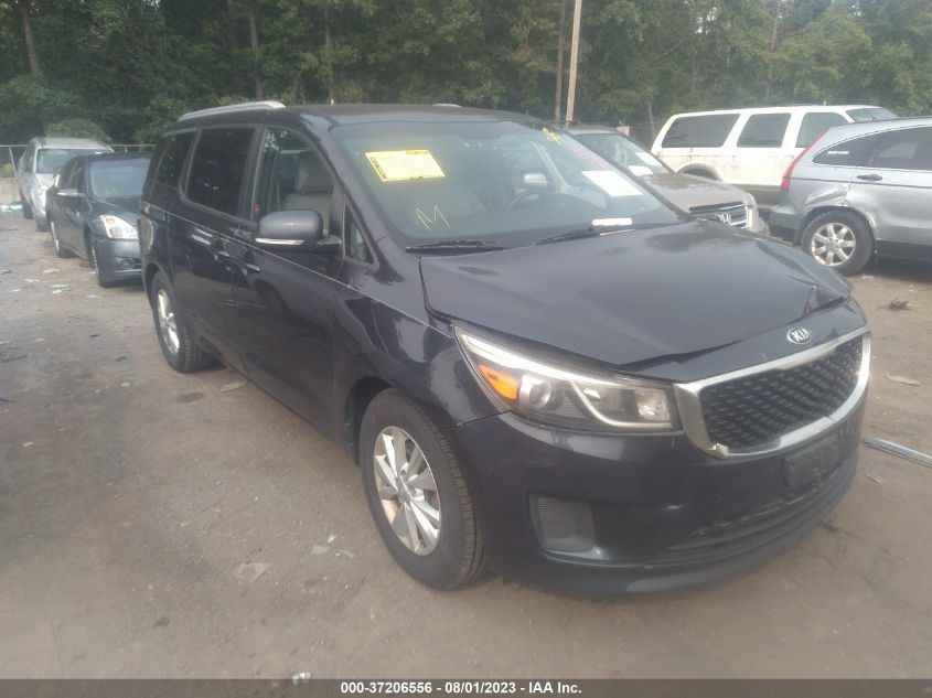 2016 KIA SEDONA LX - KNDMB5C10G6084700