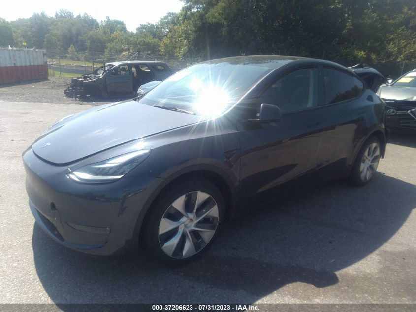 2021 TESLA MODEL Y LONG RANGE - 5YJYGDEE7MF086621