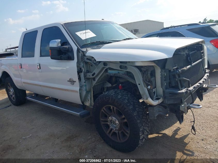 2015 FORD SUPER DUTY F-250 SRW LARIAT/PLATINUM - 1FT7W2BT5FEA02306
