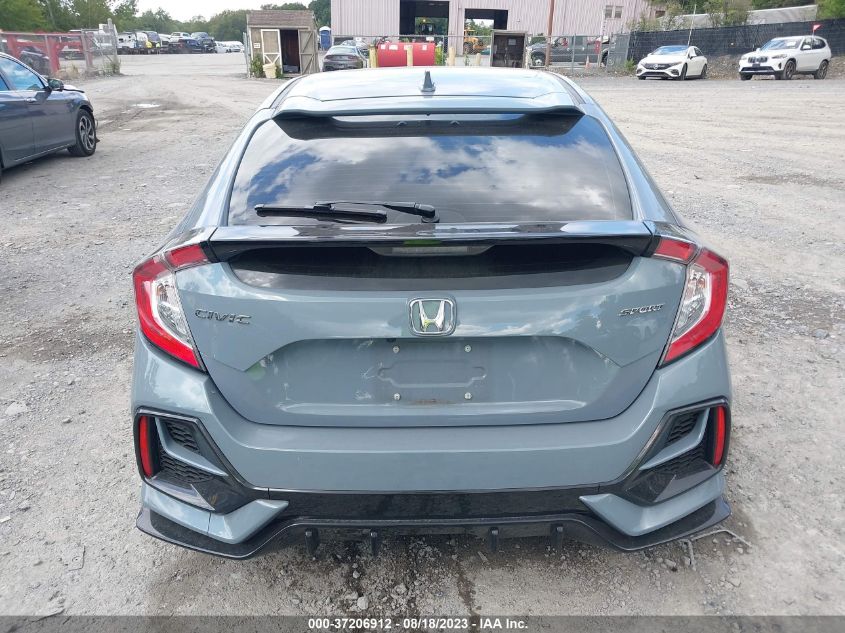 2021 HONDA CIVIC HATCHBACK SPORT - SHHFK7G47MU211806