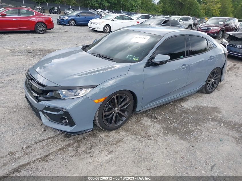 2021 HONDA CIVIC HATCHBACK SPORT - SHHFK7G47MU211806