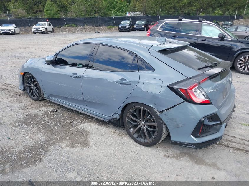 2021 HONDA CIVIC HATCHBACK SPORT - SHHFK7G47MU211806