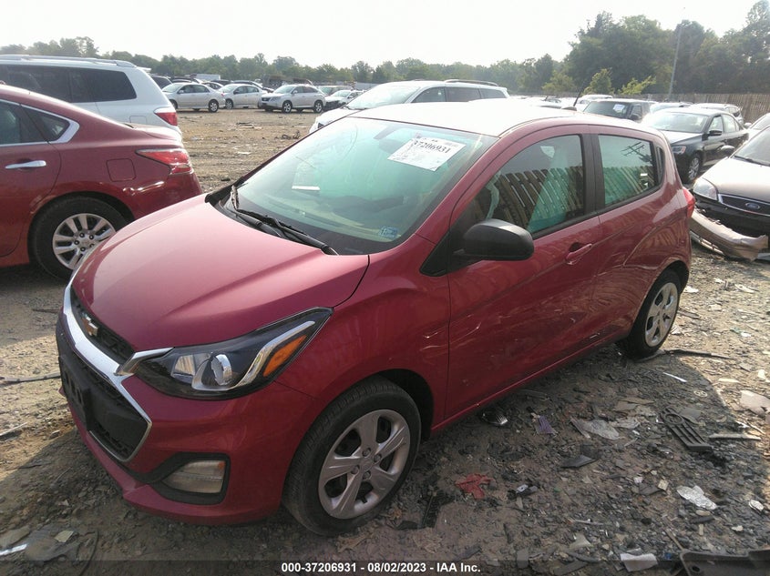 VIN KL8CB6SA6LC412936 2020 CHEVROLET SPARK LS