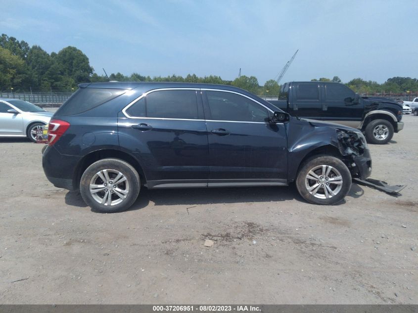 2017 CHEVROLET EQUINOX LS - 2GNALBEK5H1519215