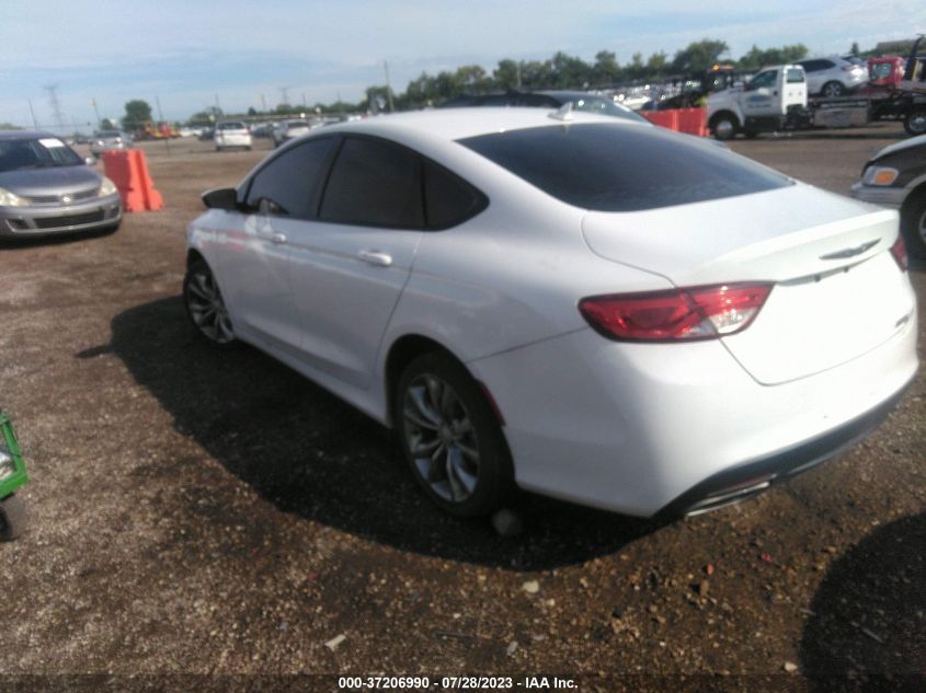 2015 CHRYSLER 200 S - 1C3CCCBB0FN730608