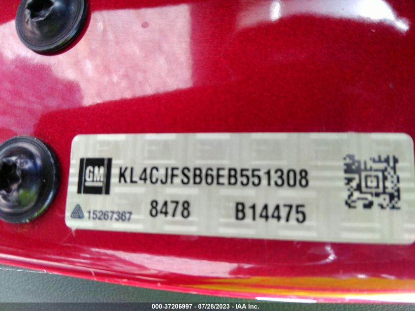 2014 BUICK ENCORE CONVENIENCE - KL4CJFSB6EB551308