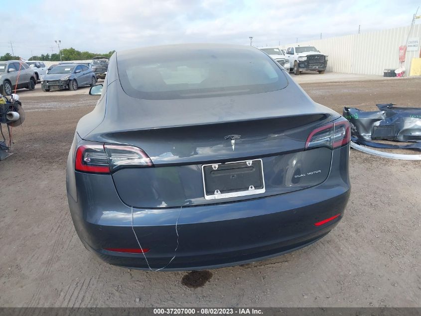 2022 TESLA MODEL 3 LONG RANGE - 5YJ3E1EB2NF153020