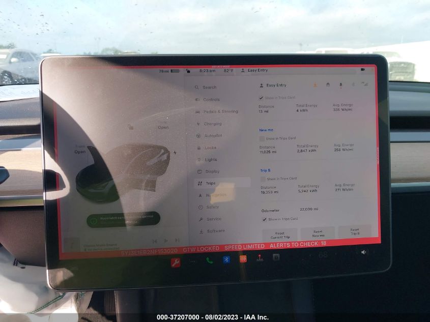 2022 TESLA MODEL 3 LONG RANGE - 5YJ3E1EB2NF153020