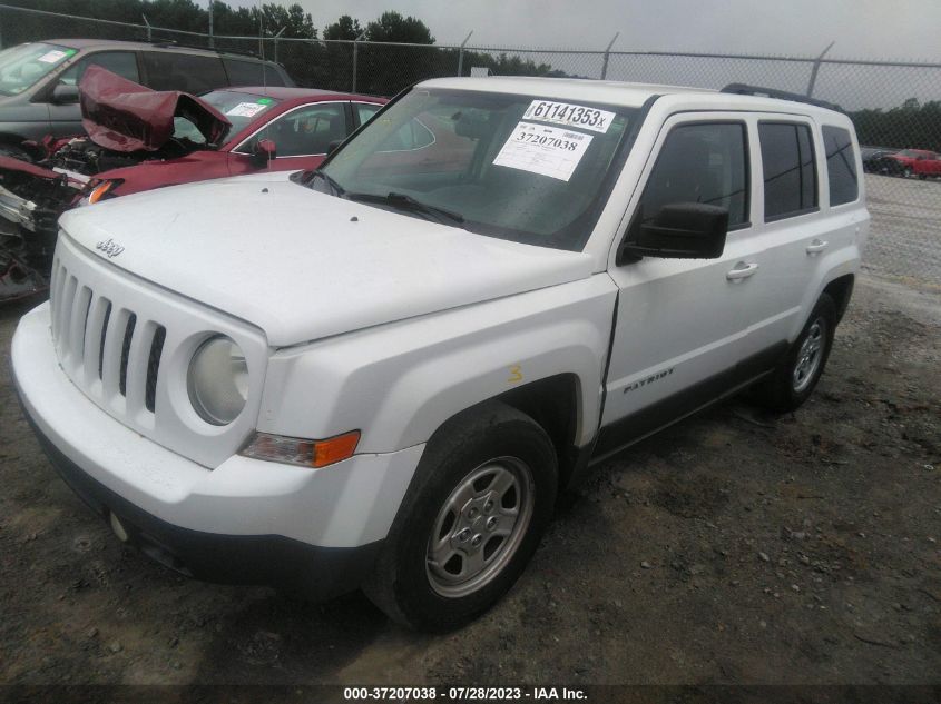 2014 JEEP PATRIOT SPORT - 1C4NJPBB9ED766643