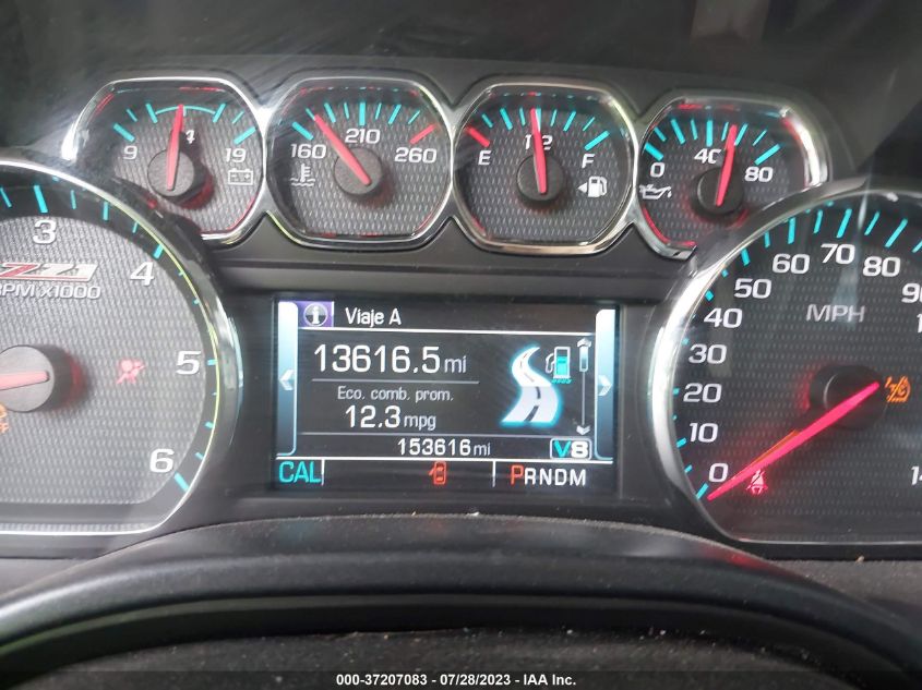 2016 CHEVROLET SILVERADO 1500 LTZ - 3GCUKSEC9GG225016