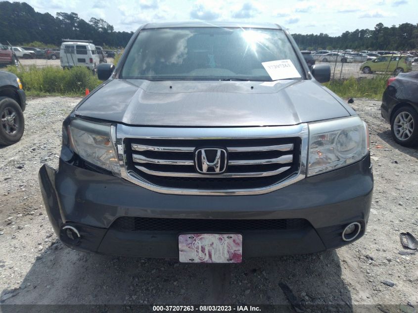 2013 HONDA PILOT EXL - 5FNYF4H57DB033724